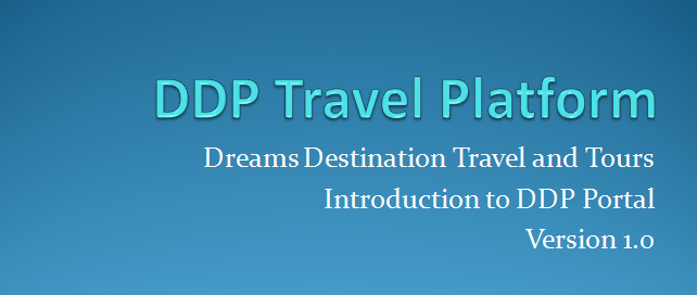 Dreams Destination Travel & Tours - Online Portal